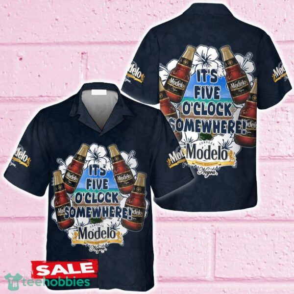 It's Five O'clock Somewhere Modelo Negra Hawaiian Shirt Beer For Men Women Summer Beach - It's Five O'clock Somewhere Modelo Negra Hawaiian Shirt Beer For Men Women Summer Beach