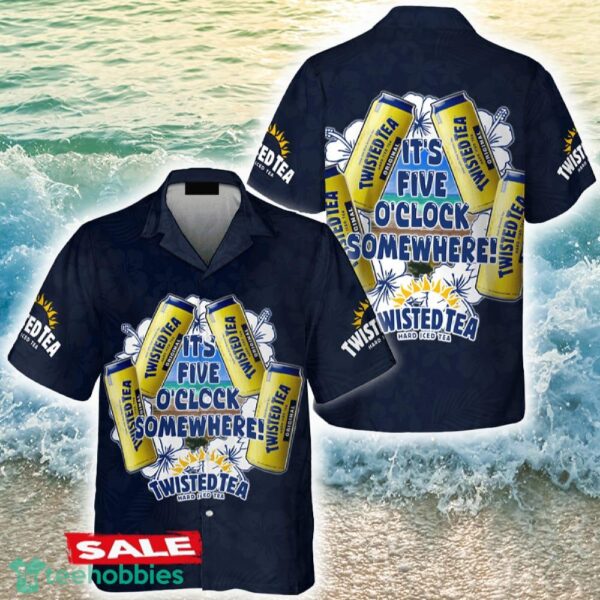 It's Five O'clock Somewhere Twisted Tea Hawaiian Shirt Beer Holidays Summer - It's Five O'clock Somewhere Twisted Tea Hawaiian Shirt Beer Holidays Summer