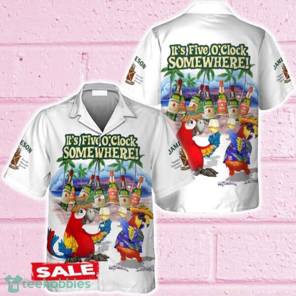 Jameson Whiskey Funny Parrot Hawaiian Shirt Beer For Men Women Summer Beach - Jameson Whiskey Funny Parrot Hawaiian Shirt Beer For Men Women Summer Beach