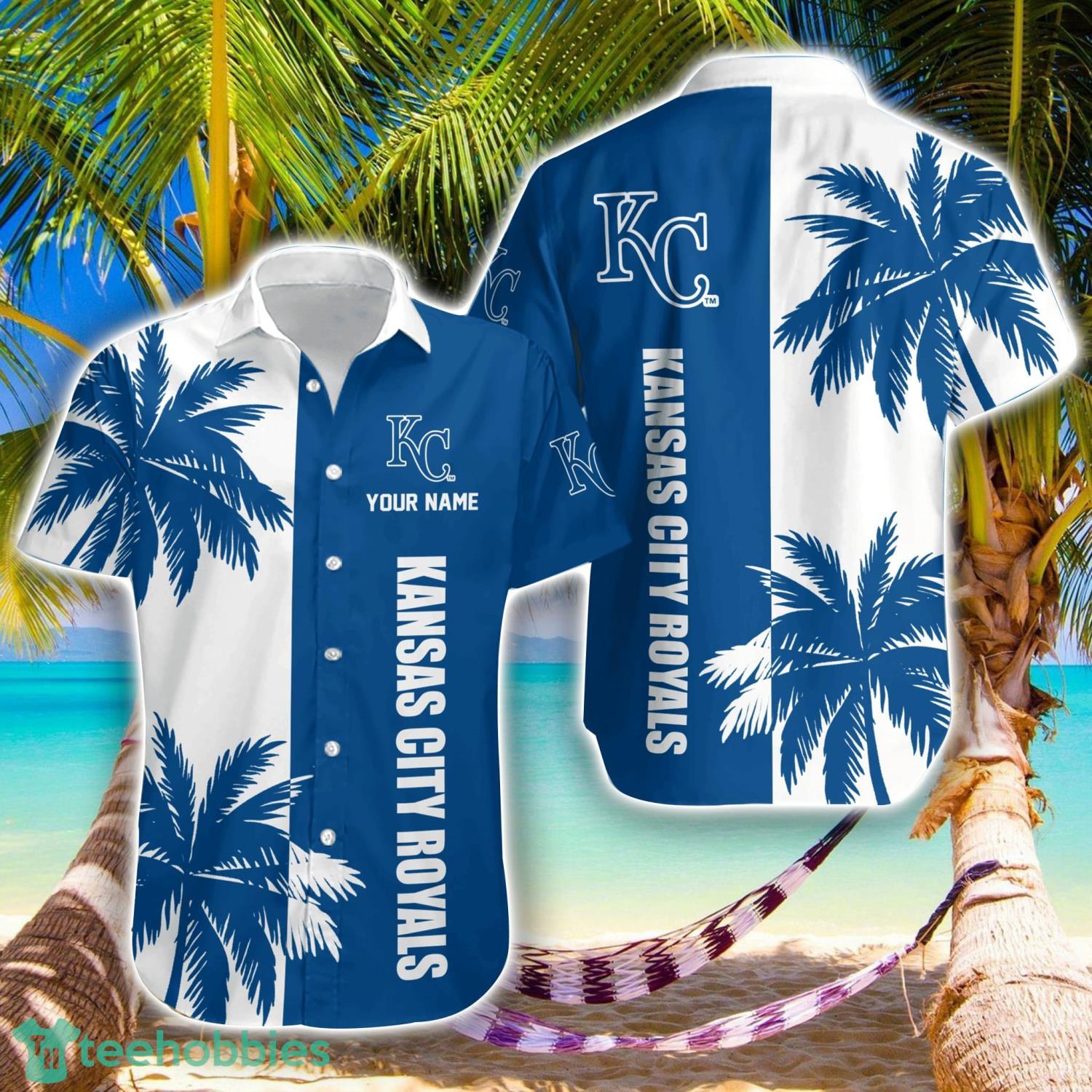 Kansas City Royals MLB Beach Coconut Hawaiian Shirt Trending Summer Gift Custom Name Product Photo 1