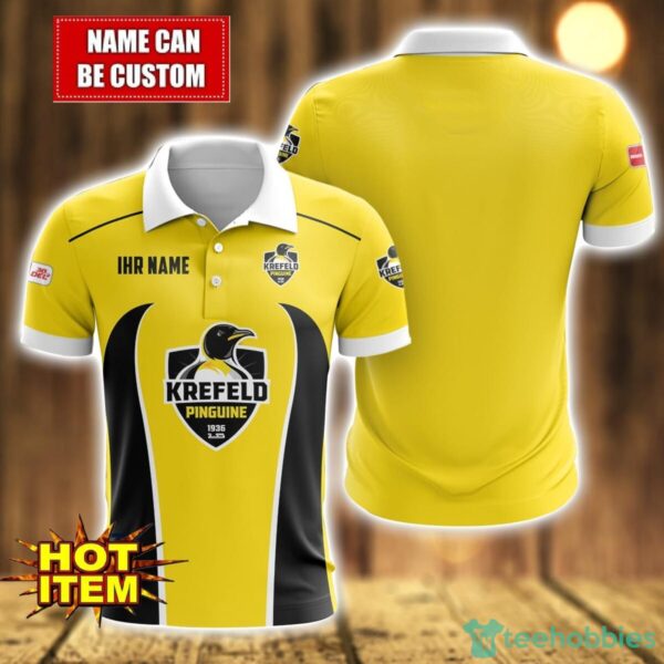 Krefeld Pinguine 3D Polo Shirt Personalized Name Gift Ideas For Fans Product Photo 1