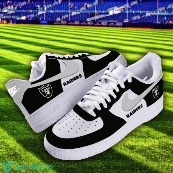Las Vegas Raiders Air Force Shose For Fans AF1 NFL Sneakers Product Photo 1