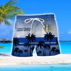 Leeds United F.C Coconut Aloha Hawaiian Shirt And Shorts Beach Set For Men And Women Product Photo 2