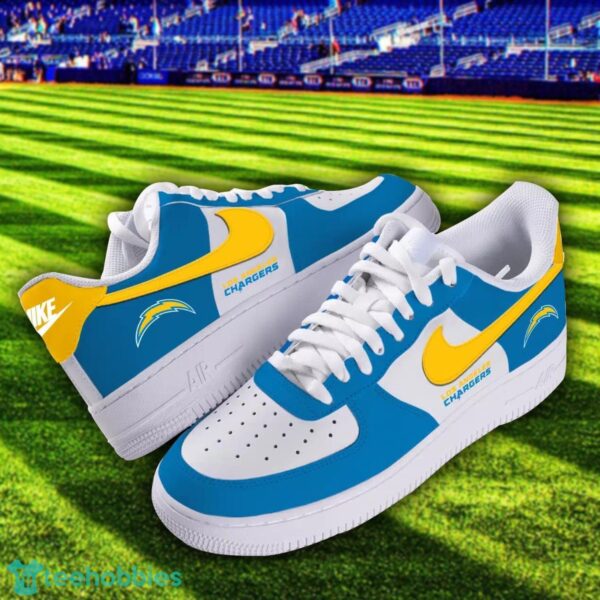 Los Angeles Chargers Air Force Shose For Fans AF1 NFL Sneakers Product Photo 1