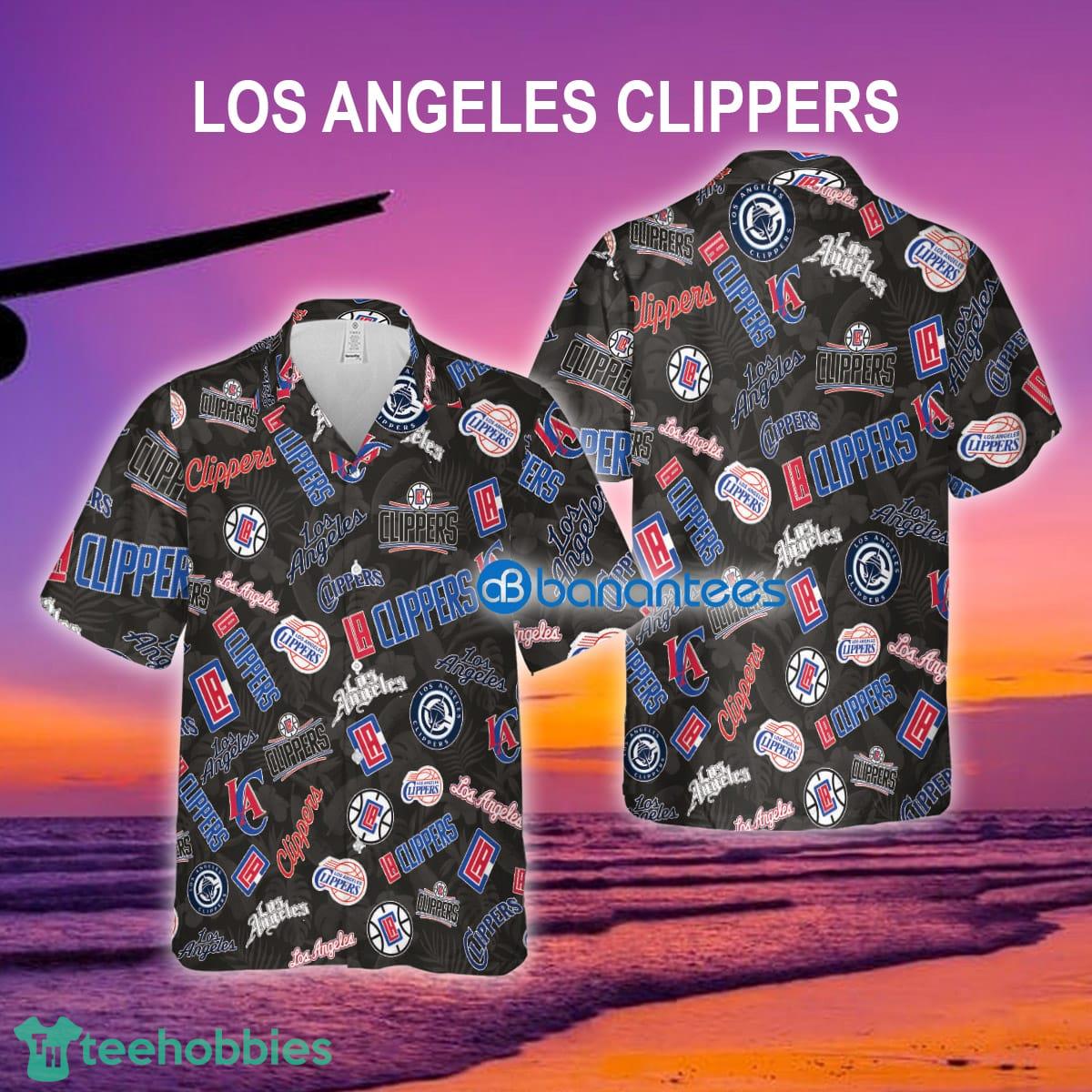 Los Angeles Clippers 3D Hawaiian Shirt Pattern Logo Gift Summer - Los Angeles Clippers 3D Hawaiian Shirt Pattern Logo Gift Summer