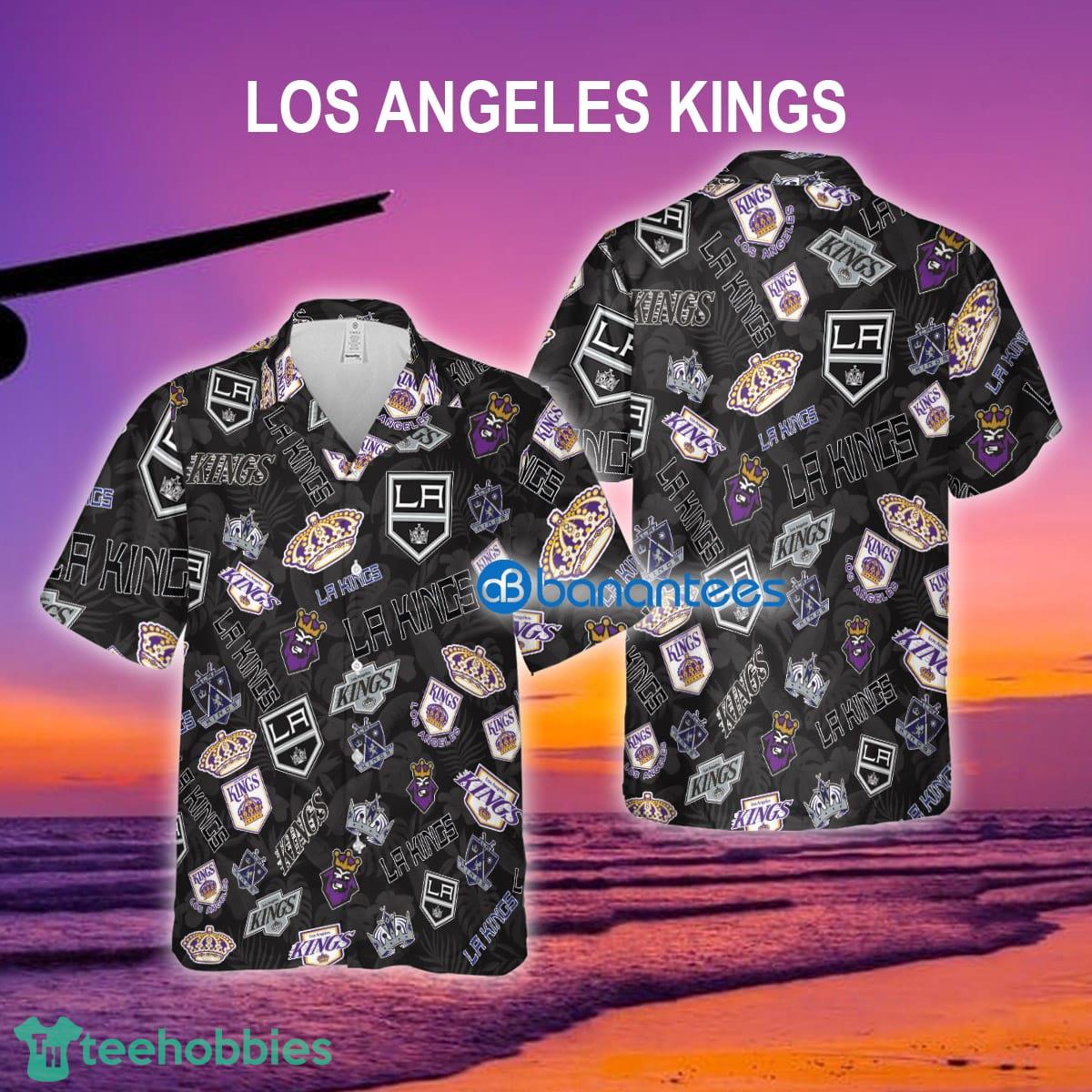 Los Angeles Kings 3D Hawaiian Shirt Pattern Logo For Men And Women - Los Angeles Kings 3D Hawaiian Shirt Pattern Logo For Men And Women