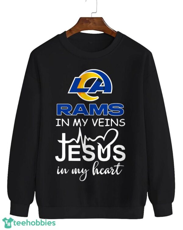Los Angeles Rams Jesus T-Shirt Hoodie Sweatshirt Product Photo 2