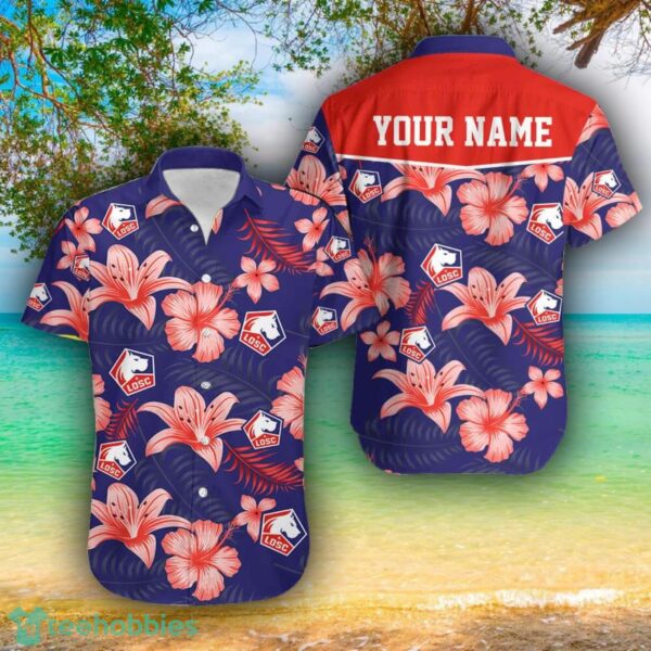 LOSC Lille 3D Hawaii Shirt For Men And Women Custom Name Product Photo 1