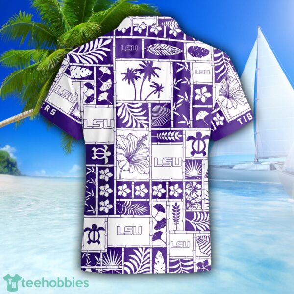 LSU TIGERS 3D Hawaiian Shirt Special Beach Pattern Hawaii Shirt Product Photo 3