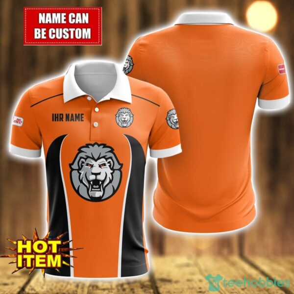 Löwen Frankfurt 3D Polo Shirt Personalized Name Gift Ideas For Fans Product Photo 1