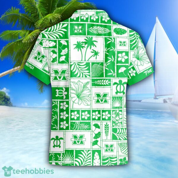 Marshall Thundering Herd 3D Hawaiian Shirt Special Beach Pattern Hawaii Shirt Product Photo 3