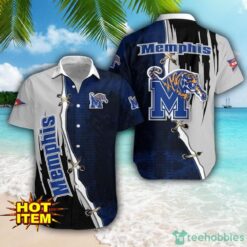 Memphis Tigers Logo Team Printed 3D Hawaiian Shirt Beach Summer Gift Product Photo 1