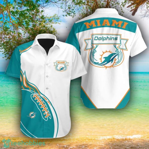 Miami Dolphins 3D Hawaii Shirt Product Photo 1