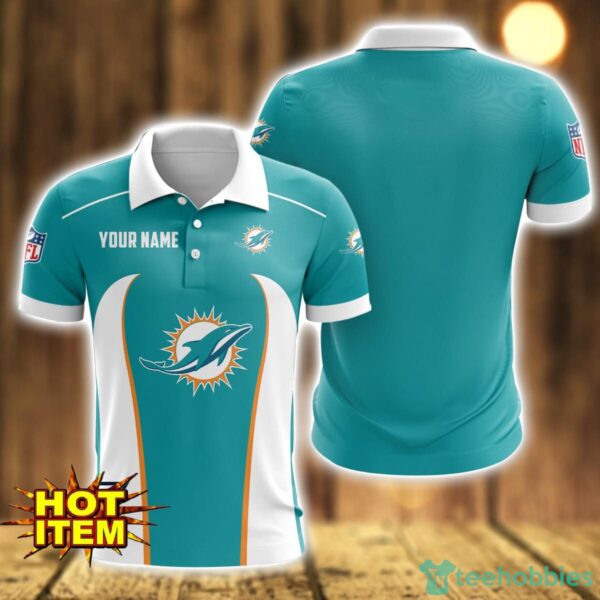 Miami Dolphins 3D Polo Shirt Personalized Name Gift Ideas For Fans Product Photo 1