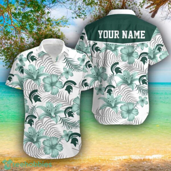 Michigan State Spartans 3D Hawaii Shirt For Men And Women Custom Name Product Photo 1