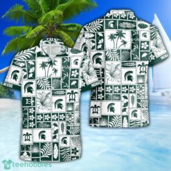 Michigan State Spartans 3D Hawaiian Shirt Special Beach Pattern Hawaii Shirt Product Photo 1