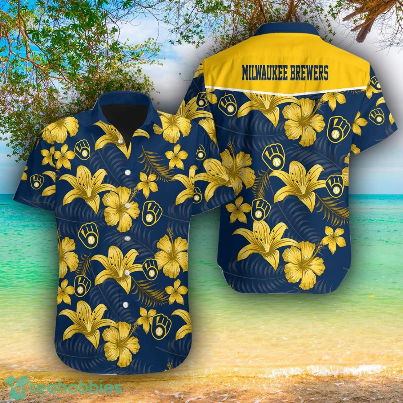 Milwaukee Brewers AOP Hawaiian Shirt For Men And Women Summer Gift Product Photo 1