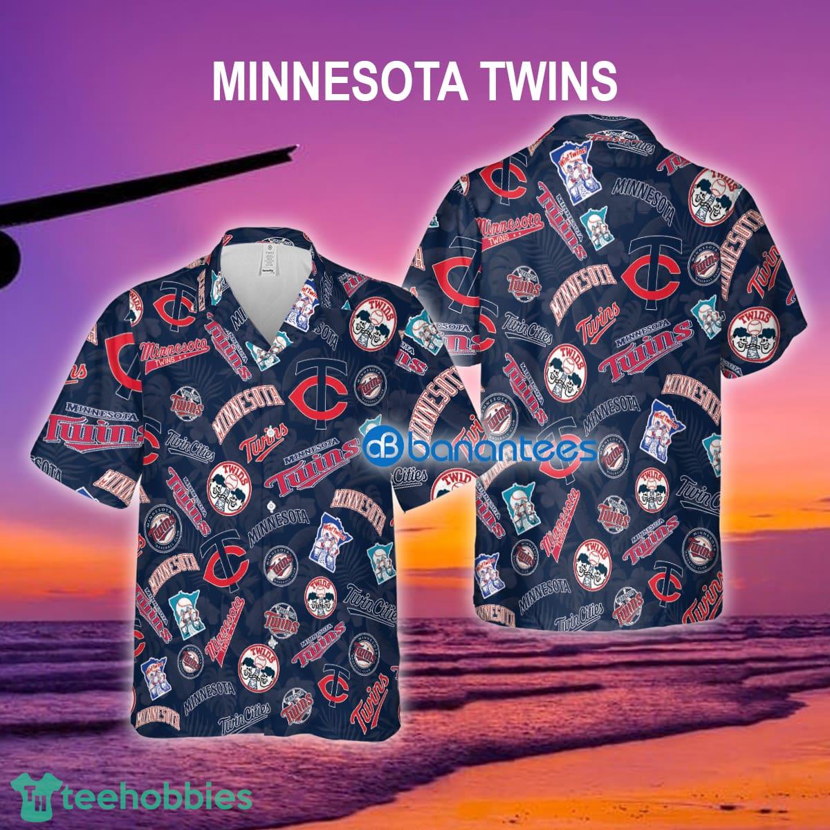 Minnesota Twins Hawaiian Shirt Pattern Logo All Over Print Gift For Fans - Minnesota Twins Hawaiian Shirt Pattern Logo All Over Print Gift For Fans