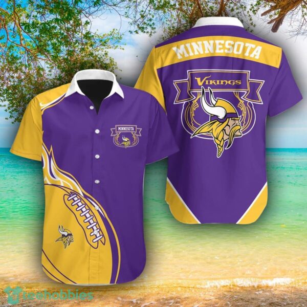 Minnesota Vikings 3D Hawaii Shirt Product Photo 1