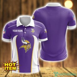 Minnesota Vikings 3D Polo Shirt Personalized Name Gift Ideas For Fans Product Photo 1