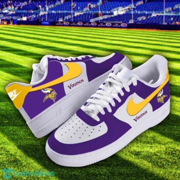 Minnesota Vikings Air Force Shose For Fans AF1 NFL Sneakers Product Photo 1