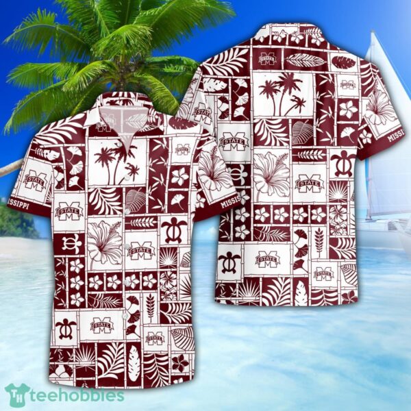 Mississippi State Bulldogs 3D Hawaiian Shirt Special Beach Pattern Hawaii Shirt Product Photo 1