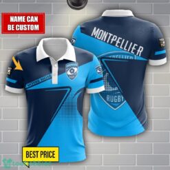 Montpellier Herault Rugby Polo Shirt Personalized Name Product Photo 1