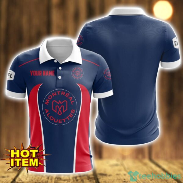 Montreal Alouettes 3D Polo Shirt Personalized Name Gift Ideas For Fans Product Photo 1