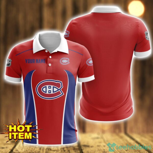 Montreal Canadiens 3D Polo Shirt Personalized Name Gift Ideas For Fans Product Photo 1