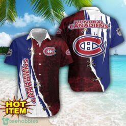 Montreal Canadiens Logo Team Printed 3D Hawaiian Shirt Beach Summer Gift Product Photo 1