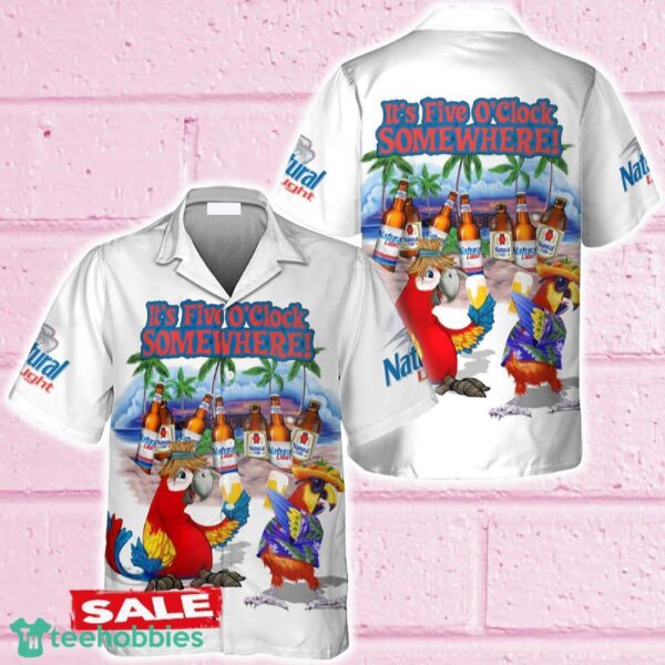 Natural Light Funny Parrot Hawaiian Shirt Beer For Men Women Summer Beach - Natural Light Funny Parrot Hawaiian Shirt Beer For Men Women Summer Beach