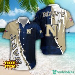 Navy Midshipmen Logo Team Printed 3D Hawaiian Shirt Beach Summer Gift Product Photo 1