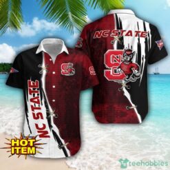 NC State Wolfpack Logo Team Printed 3D Hawaiian Shirt Beach Summer Gift Product Photo 1