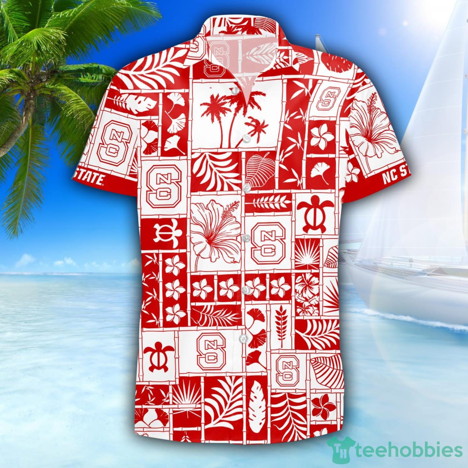 NC State Wolfpack Nazarene Hawaiian Shirt 3D Hawaiian Shirt Special Beach Pattern Hawaii Shirt image NC State Wolfpack Nazarene Hawaiian Shirt 3D Hawaiian Shirt Special Beach Pattern Hawaii Shirt Product Photo 2