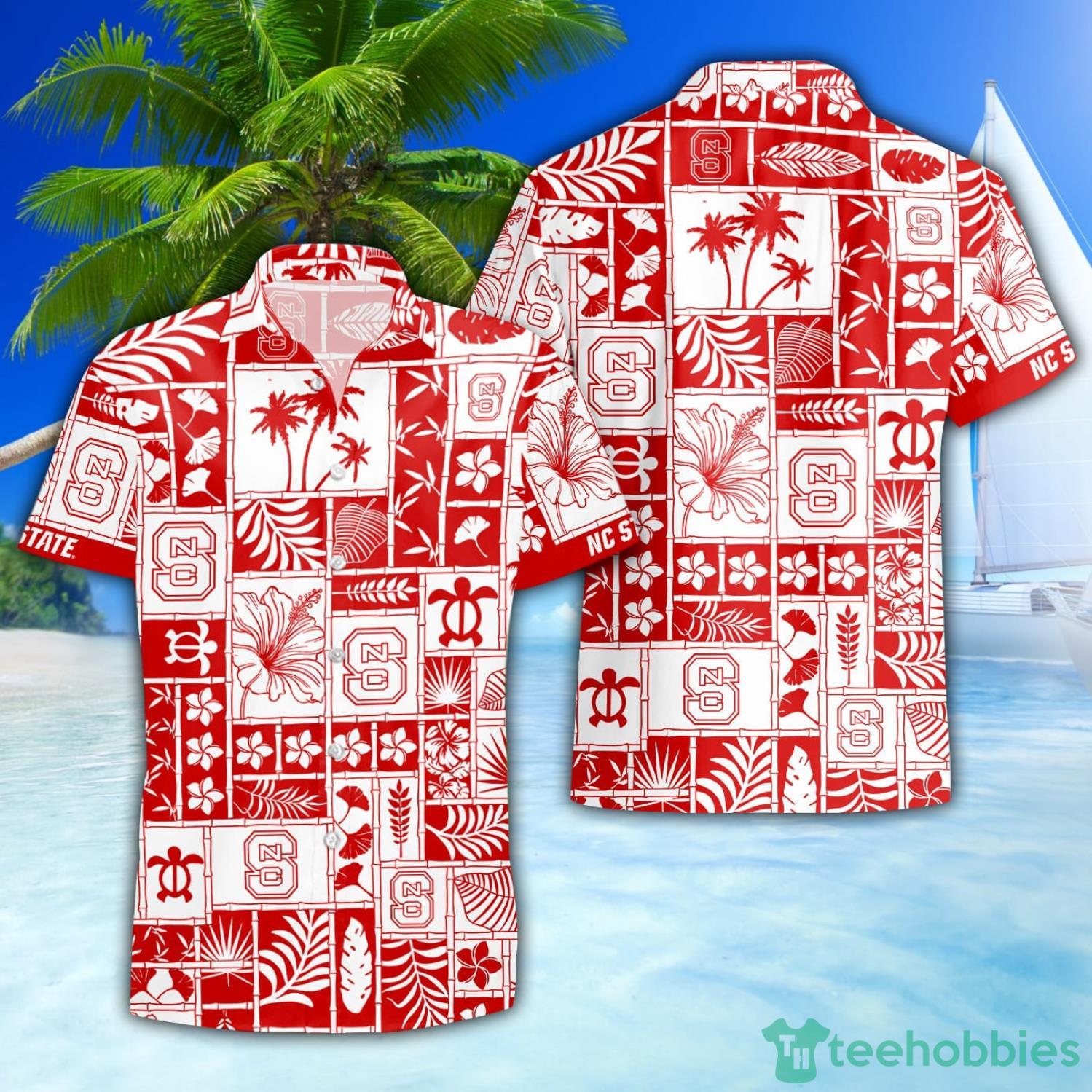 NC State Wolfpack Nazarene Hawaiian Shirt 3D Hawaiian Shirt Special Beach Pattern Hawaii Shirt image NC State Wolfpack Nazarene Hawaiian Shirt 3D Hawaiian Shirt Special Beach Pattern Hawaii Shirt Product Photo 1