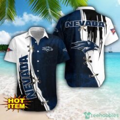 Nevada Wolf Pack Logo Team Printed 3D Hawaiian Shirt Beach Summer Gift Product Photo 1