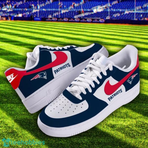 New England Patriots Air Force Shose For Fans AF1 NFL Sneakers Product Photo 1