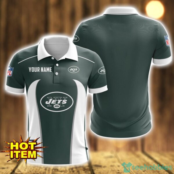New York Jets 3D Polo Shirt Personalized Name Gift Ideas For Fans Product Photo 1