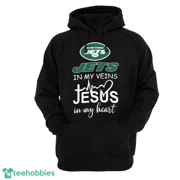 New York Jets Jesus T-Shirt Hoodie Sweatshirt Product Photo 1