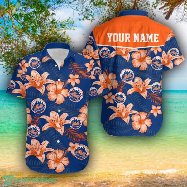 New York Mets 3D Hawaii Shirt For Men And Women Custom Name Product Photo 1