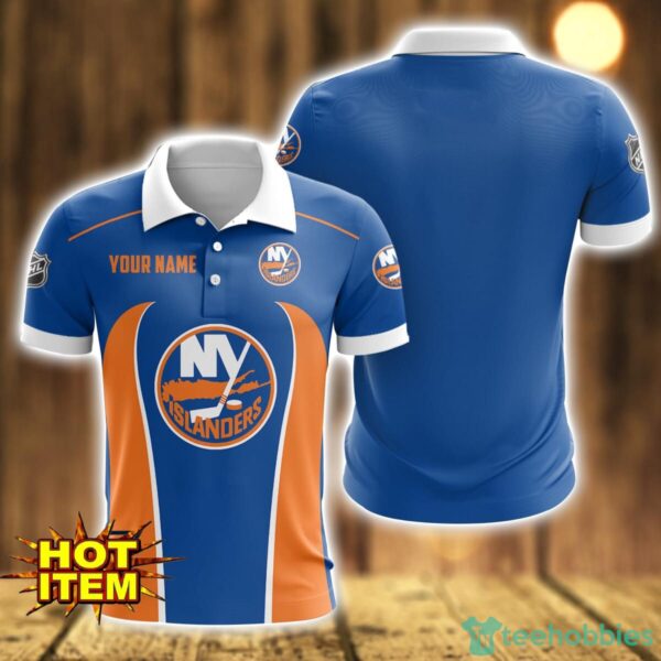 New York Rangers 3D Polo Shirt Personalized Name Gift Ideas For Fans Product Photo 1