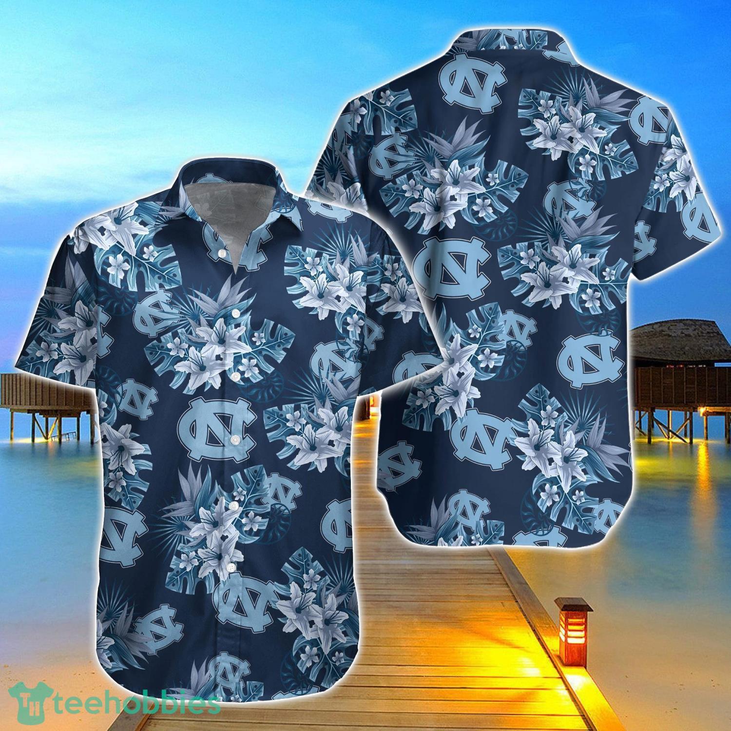 North Carolina Tar Heels Tide Aloha Hawaiian Shirt Gifts For Summer Vacation Product Photo 1