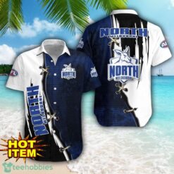 North Melbourne Football Club Logo Team Printed 3D Hawaiian Shirt Beach Summer Gift Product Photo 1