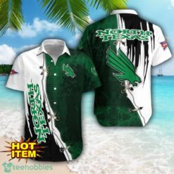 North Texas Mean Green Logo Team Printed 3D Hawaiian Shirt Beach Summer Gift Product Photo 1