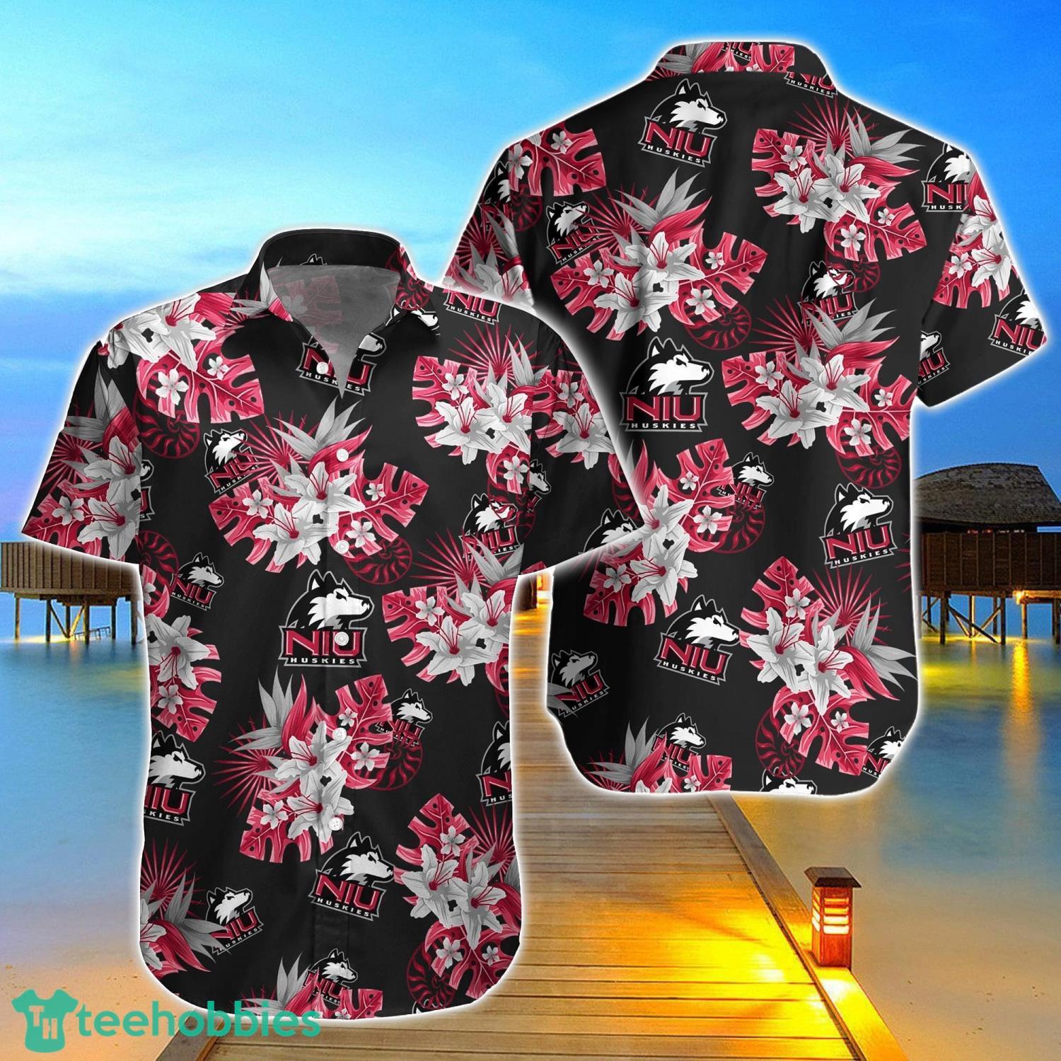 Northern Illinois Huskies Tide Aloha Hawaiian Shirt Gifts For Summer Vacation Product Photo 1