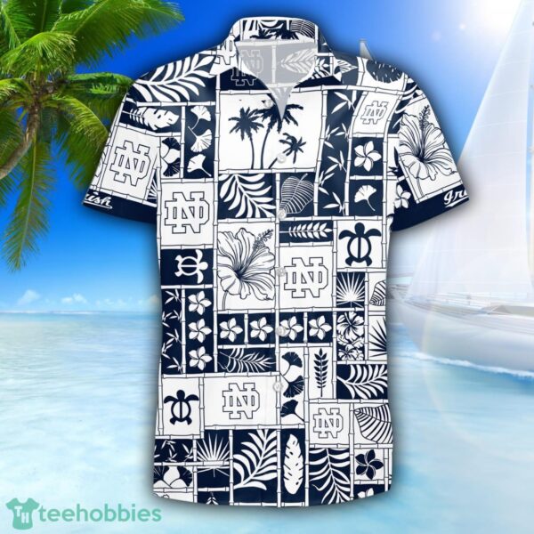 Notre Dame Fighting Irish 3D Hawaiian Shirt Special Beach Pattern Hawaii Shirt Product Photo 2