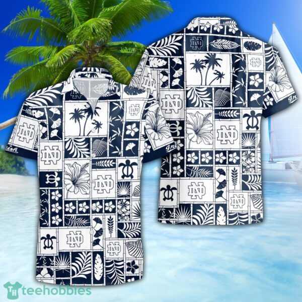 Notre Dame Fighting Irish 3D Hawaiian Shirt Special Beach Pattern Hawaii Shirt Product Photo 1