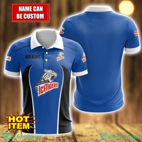 Nurnberg Ice Tigers 3D Polo Shirt Personalized Name Gift Ideas For Fans Product Photo 1