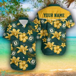Oakland Athletics 3D Hawaii Shirt For Men And Women Custom Name Product Photo 1