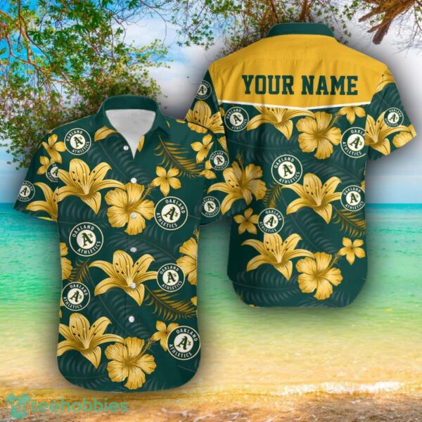Oakland Athletics 3D Hawaii Shirt For Men And Women Custom Name Product Photo 1